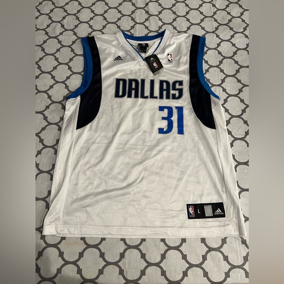 Vintage Adidas Dallas Mavericks NBA Jason Terry Basketball Jersey